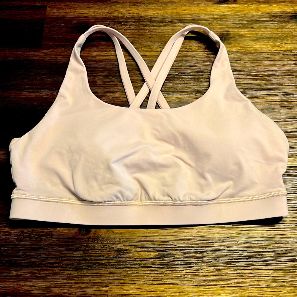 Lululemon Energy Bra - Strawberry milkshake